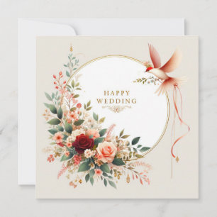 Pour Fêtes Annuelles Cartes de voeux Mariages joyeuses