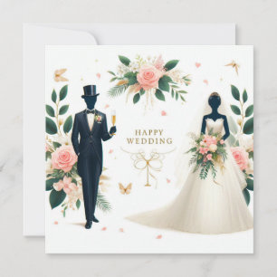 Pour Fêtes Annuelles Cartes de voeux Mariages joyeuses