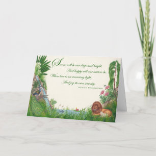 Pour Fêtes Annuelles Cartes de voeux pacifiques de royaume de ~ de