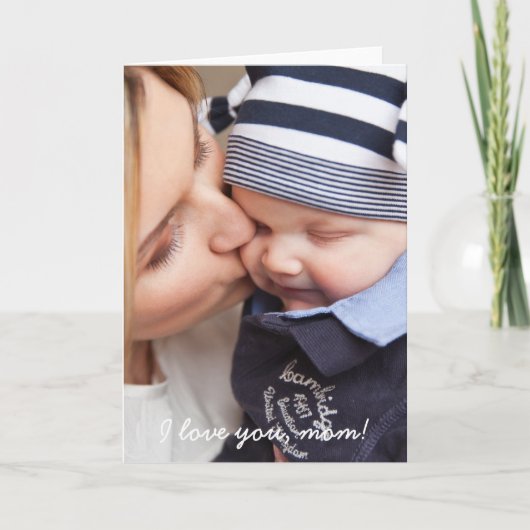 Pour Fêtes Annuelles Cartes De Voeux Personnalisées Ajouter Photo Et Te (Devant)