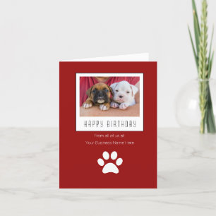 Pour Fêtes Annuelles Cartes de voeux personnalisées - Animaux de compag