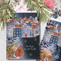 Cartes de vœux Renard Capricieux du Village Nordiq