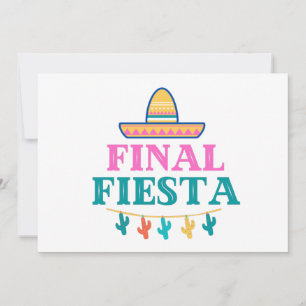 Pour Fêtes Annuelles Cartes de vœux Sombrero Fiesta finale
