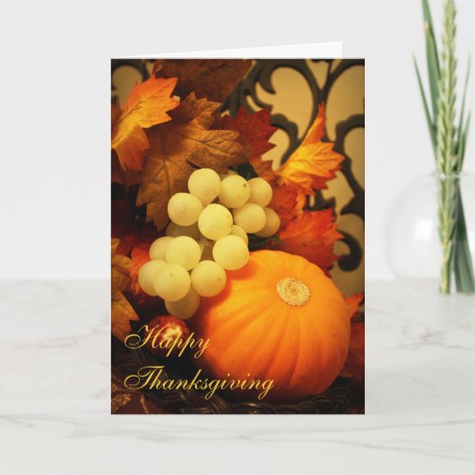 Pour Fêtes Annuelles Cartes de voeux Thanksgiving (Devant)