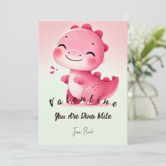 Pour Fêtes Annuelles Cartes Dinosaur Valentine
