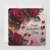 Pour Fêtes Annuelles Cartes Heureuses Saintes-Valentin (Devant)