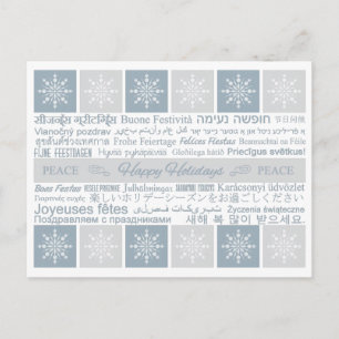 Pour Fêtes Annuelles Cartes Joyeuses Multilingues