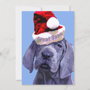 Pour Fêtes Annuelles Cartes Noël Great Dane 10pk
