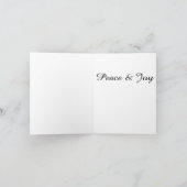 Pour Fêtes Annuelles Cartes noires de Noël (Intérieur)