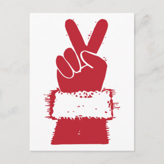 Pour Fêtes Annuelles Cartes Père Noël Peace