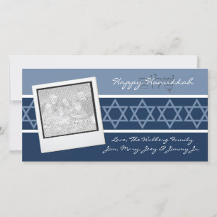 Pour Fêtes Annuelles Cartes photos de Blue Shalom Hanoukka