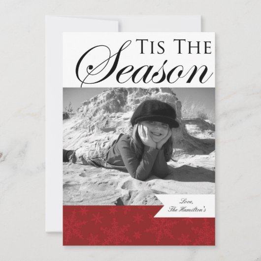 Pour Fêtes Annuelles Cartes photos de Noël (Devant)