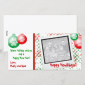 Pour Fêtes Annuelles Cartes photos de Noël (Devant / Derrière)