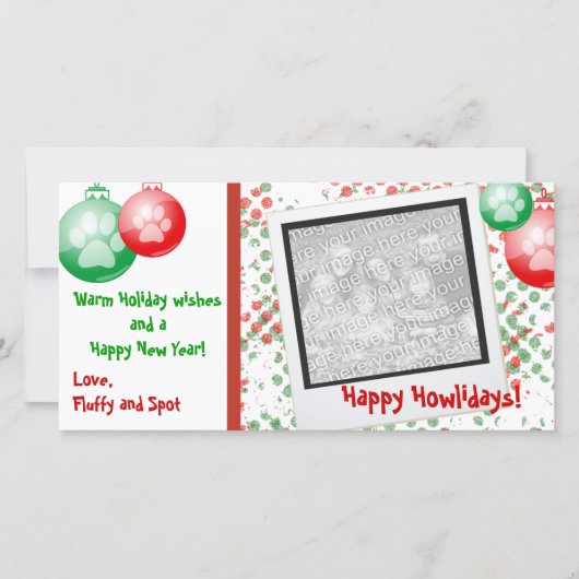 Pour Fêtes Annuelles Cartes photos de Noël (Devant)