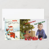 Pour Fêtes Annuelles Cartes photos de Noël (Devant / Derrière)