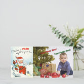 Pour Fêtes Annuelles Cartes photos de Noël (Debout devant)