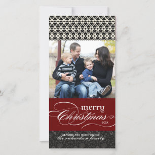 Pour Fêtes Annuelles Cartes photos de Noël (4x8)
