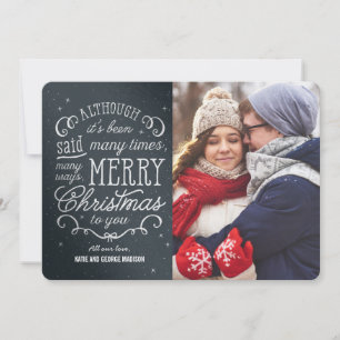 Pour Fêtes Annuelles Cartes photos de Noël de Noël modifiables en simpl