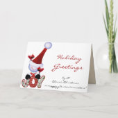 Pour Fêtes Annuelles Cartes photos de Noël en pain d'épice (Dos)