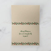 Pour Fêtes Annuelles Cartes photos de Noël en pain d'épice (Intérieur)