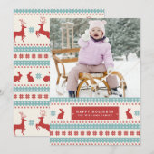 Pour Fêtes Annuelles Cartes photos de Noël moches (Devant / Derrière)