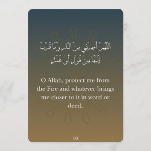 Pour Fêtes Annuelles Cartes plates - Cartes de Douas de Ramadan (30)
