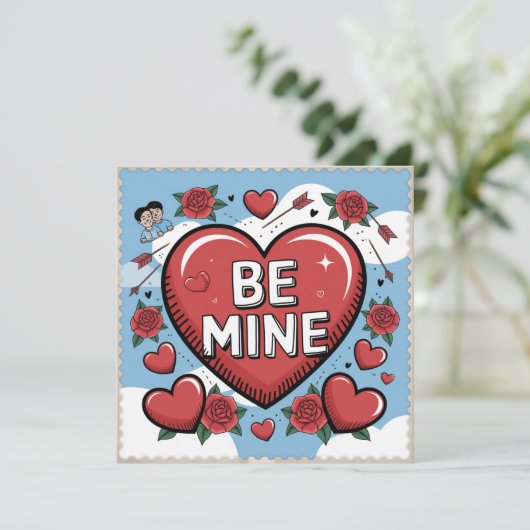 Pour Fêtes Annuelles Cartes pliables imprimables de la Saint-Valentin p (Debout devant)