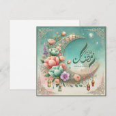 Pour Fêtes Annuelles Cartes Ramadan Mubarak (Devant / Derrière)