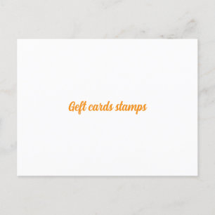 Pour Fêtes Annuelles Cartes timbres cadeaux