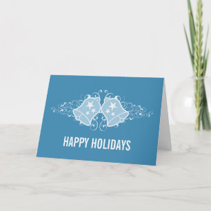 Pour Fêtes Annuelles Cartes Vacances et Balances, Bleu