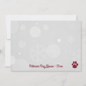 Pour Fêtes Annuelles Chien Animal de compagnie drôle Joyeux Noël Cartes (Dos)