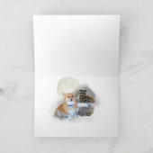 Pour Fêtes Annuelles Corgi Winter Wonderland Cartes de voeux (Intérieur)