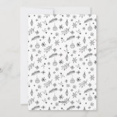 Pour Fêtes Annuelles Croyez les cartes photos de Noël (Dos)