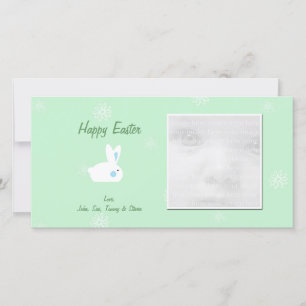 Pour Fêtes Annuelles Cute Bunny Cartes photos de Pâques