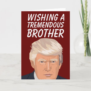 POUR FÊTES ANNUELLES DONALD TRUMP CARTES D'ANNIVERSAIRE DE BEAUCOUP DE