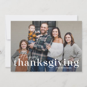 Pour Fêtes Annuelles Elégant Mix Cartes photos de Thanksgiving