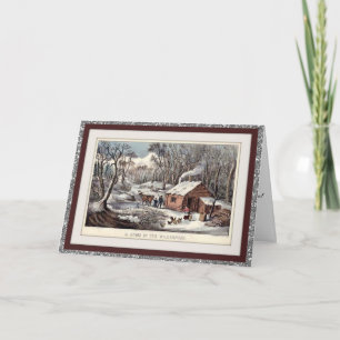 Pour Fêtes Annuelles et les cartes de Noël personnalisées Vintages