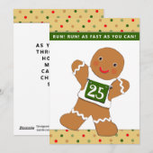 Pour Fêtes Annuelles exécution de cartes de voeux de Noël (Devant / Derrière)