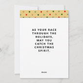 Pour Fêtes Annuelles exécution de cartes de voeux de Noël (Dos)