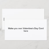 Pour Fêtes Annuelles Faites vos propres cartes de Saint Valentin (Devant / Derrière)
