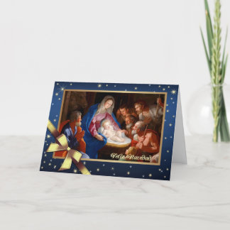 Pour Fêtes Annuelles Feliz Navidad. Cartes de Noël en espagnol