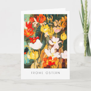 Pour Fêtes Annuelles Frohe Ostern. Cartes de Pâques en Beaux-Arts en al
