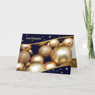 Pour Fêtes Annuelles Frohe Weihnachten. Cartes de Noël en allemand