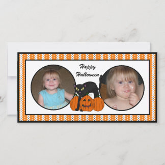 Pour Fêtes Annuelles Happy Halloween Scardy Cat Cartes photos