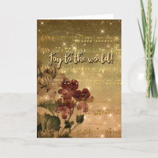 Pour Fêtes Annuelles Joie aux Cartes de fin de année du World Gold Spar