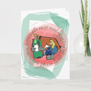 Pour Fêtes Annuelles Jour 8 - 12 jours de cartes de Noël