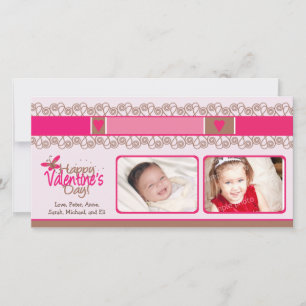 Pour Fêtes Annuelles Jour de la Saint-Valentin customisé Deux Cartes ph