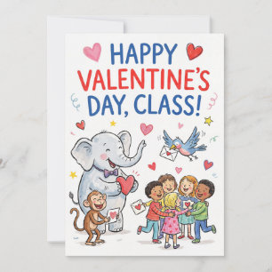 Pour Fêtes Annuelles Joyeuse Saint-Valentin Classe - Cartes de Saint-Va
