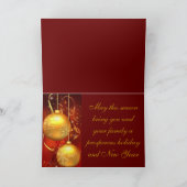 Pour Fêtes Annuelles Joyeuses cartes de Noël (Intérieur)