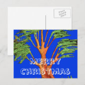 Pour Fêtes Annuelles Joyeuses cartes de Noël (Devant / Derrière)